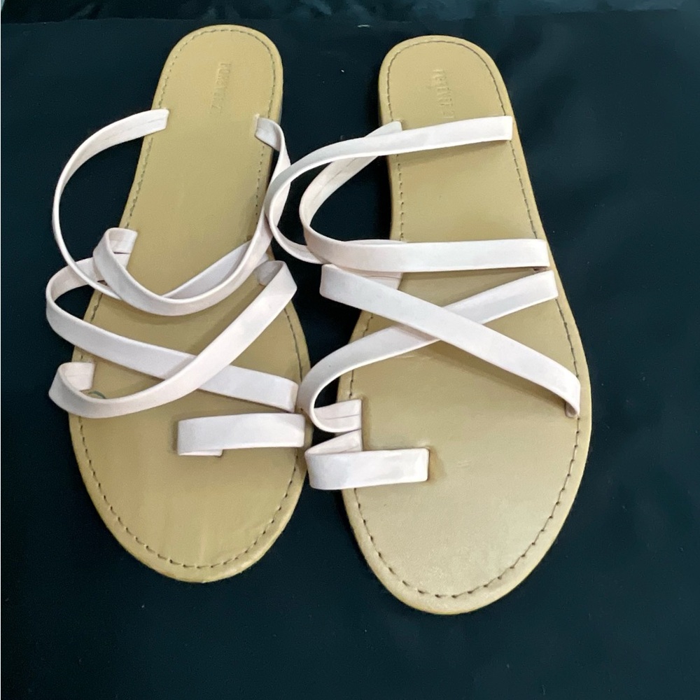 Forever 21 Pink Strappy Sandals